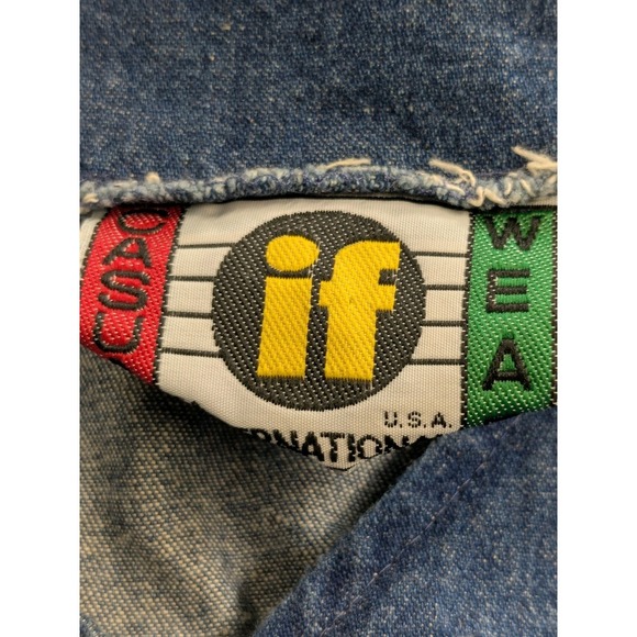 VTG Denim Long Sleeve Maxi Dress 3XL Prairie Cottagecore Homestead Modest 2827 - Picture 8 of 9